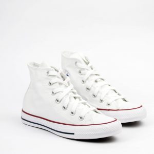 Converse All Star Chuck Taylor Classic High sneaker in tela bianco