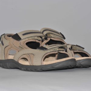 Geox sandalo in pelle da uomo S.Strada U8224D